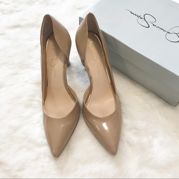 Jessica Simpson Shoes - [Jessica Simpson] Claudette D’Orsay Tan Pumps